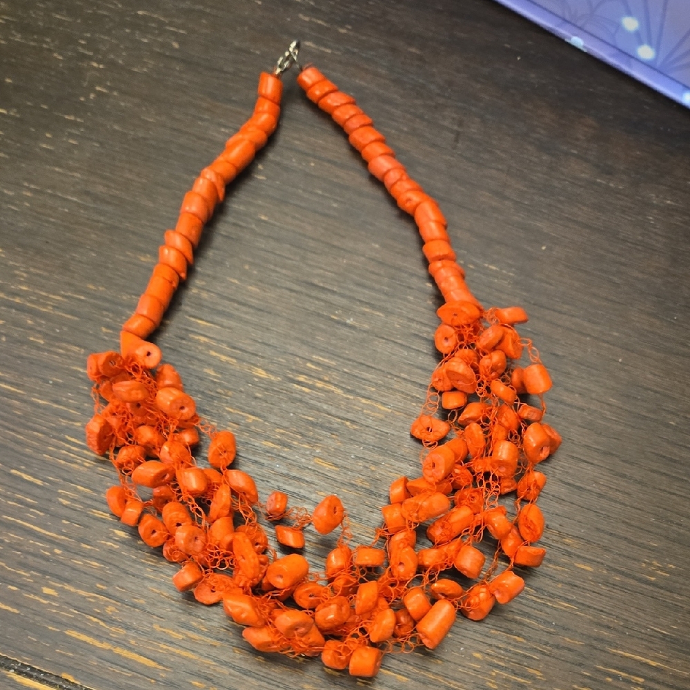 Fun, Funky  Coral Necklace